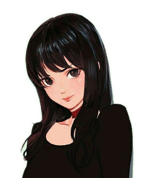 anime hairstyles for long hair|anime girl with bangs known.